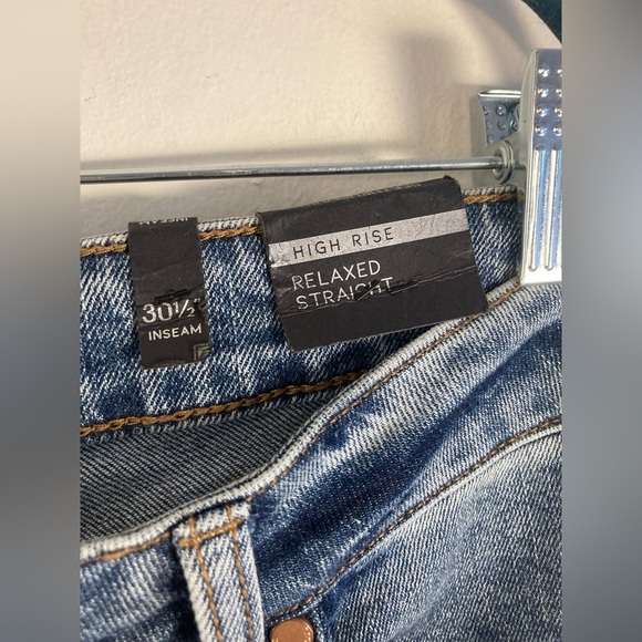 See Thru Soul Jeans High Rise Relaxed Straight Size 34 - Picture 6 of 7